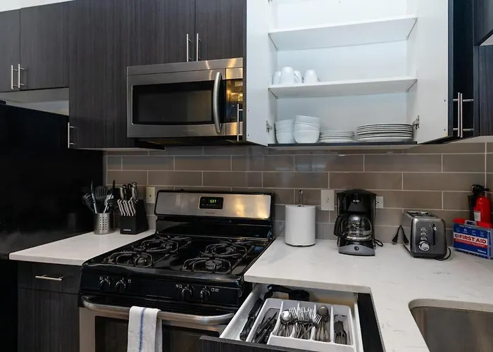 Modern South Loop 2br With View Of Skyline Patio And Gym Access Near Mccormick Place Convention Center & Museum Campus